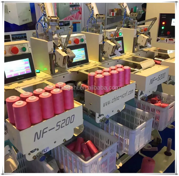 
automatic doffing type sewing thread winding machine 