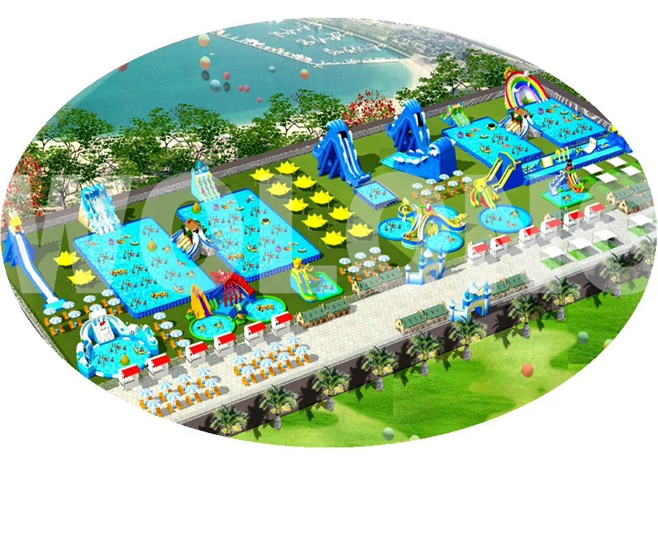 
Outdoor Inflatable Water Park 