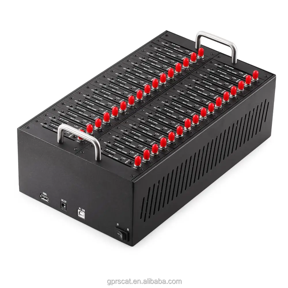 Многопортовый gsm-модем четырехдиапазонный 32 порта Q24plus USB gprs массовая отправка