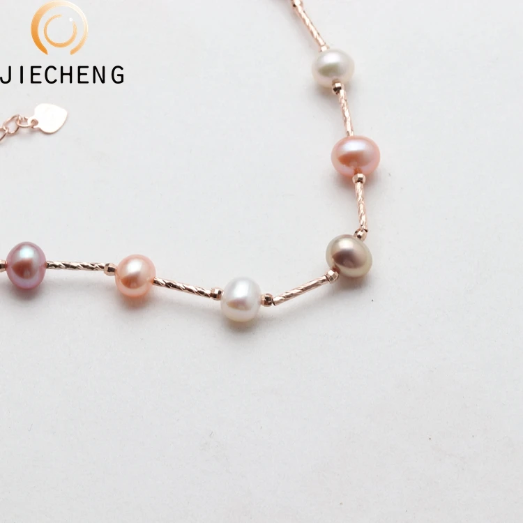 Real Wholesale Cultured Pearlbracelet Freshwater2018 Jewelry Natural Bracelet Beads Pearl