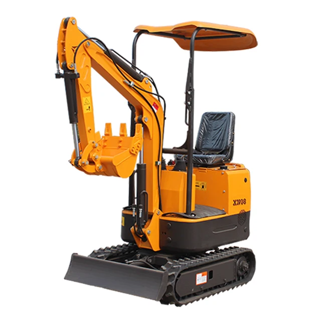 Cylinders Strong Power Mini Excavator 0.8 Ton 2 Ton Xiniu Mini Excavator XN08 Rhinoceros Micro Excavator XN08