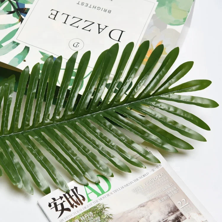 artificial super large monolithic turtle leaf flower arrangement green leaf feels gelatin plant big tree leaves decoration