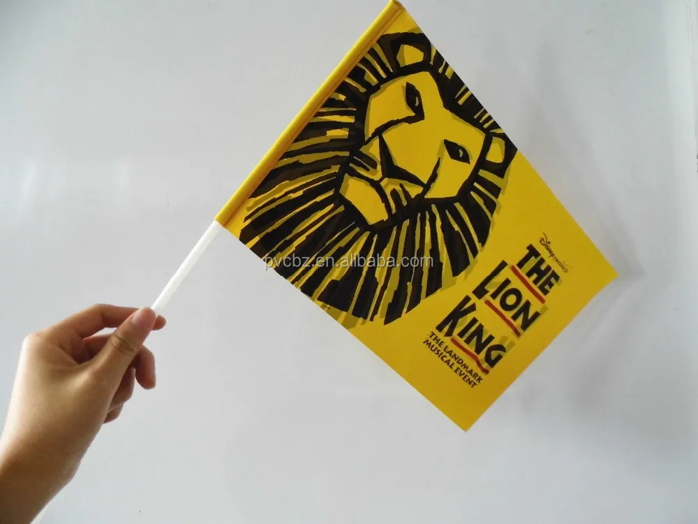 Custom Logo Paper Hand Flag