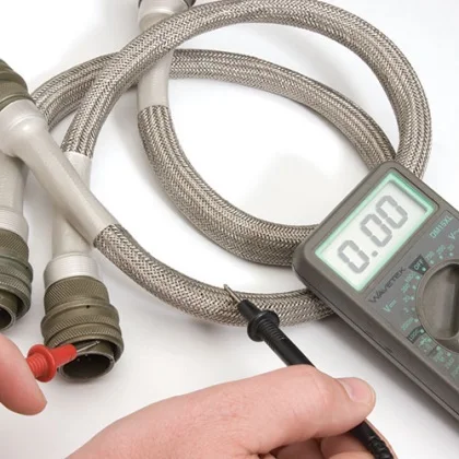 
Synthetic Fiber Braided EMI shielding sleeving LIGHTWEIGHT EMI/RFI MICROFILAMENT STAINLESS STEEL sleeving 