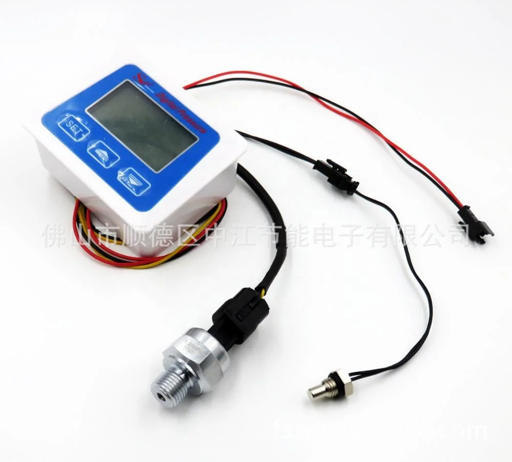 SEA DIGITAL PRESSURE METER LCD display + pressure sensor + temperature sensor + power adapter