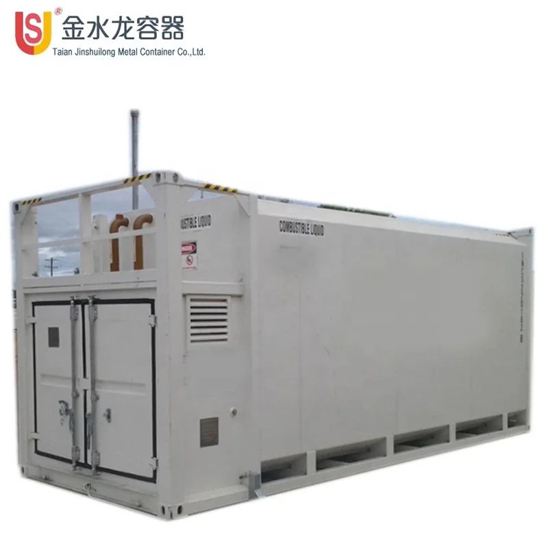 20ft 40ft customized mobile fuel filling portable gas station