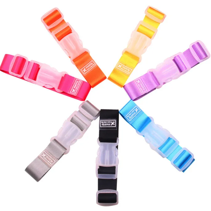 Заказ Нового продукта рекламных polyeser замок ремешок для багажа, регулируемый Ремешок Для Багажа пояс с вашим логотипом