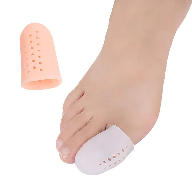 factory price flexible soft big toes breathable silicone gel bunion corn toe cap protector for toes