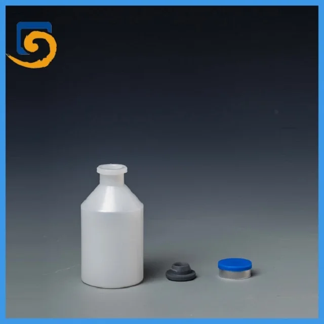 sterile 50ml plastic PE veterinary fish medicine vaccine vials for injections