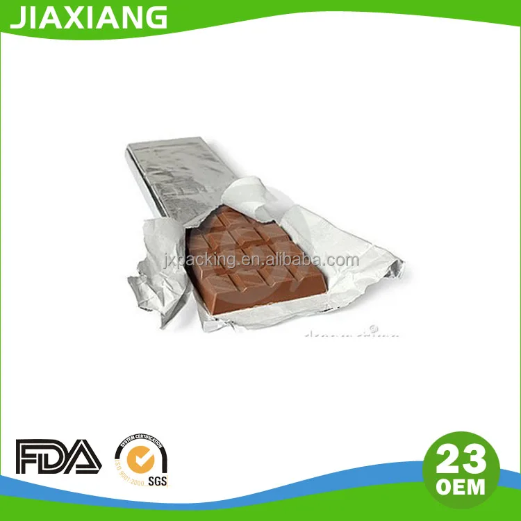 waxed paper chocolate wrapping paper aluminium laminated foil