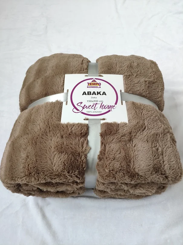 
China factory wholesale custom faux fur pv fleece and sherpa fleece two layer blanket quilts 