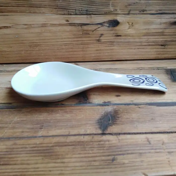 Promotional Kitchen accessory decal design Ceramic Spoon Rest