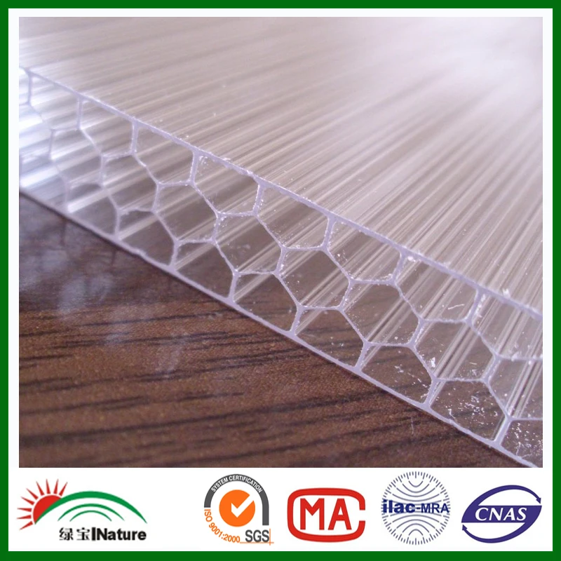 colored polycarbonate sheet polycarbonate board polycarbonate panel PC honeycomb hollow sheet