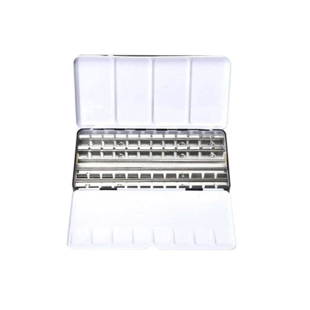 Empty Watercolor Tins Palette Paint Case - Tin Box with
