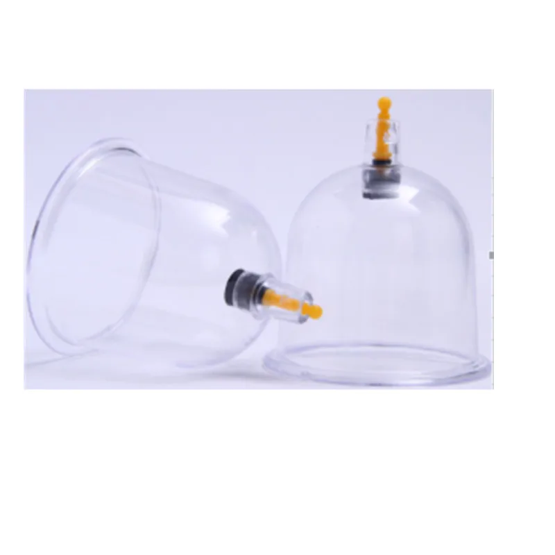 Chinese cupping therapy sterile set vacuum plastic cupping cup