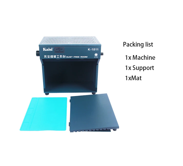 
Kaisi K-1811 220V Mini Dust Free Room Work Table Phone LCD Repair Machine Cleaning Room For LCD repair 