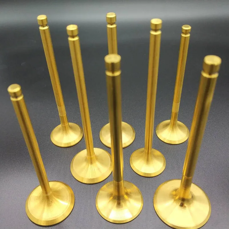 Intake exhaust engine valve For BMW S54B32 M3 E46 CSL N52 M54 S54 B32 B30 Supertech Black Nitrided Ti-retainer racing car parts