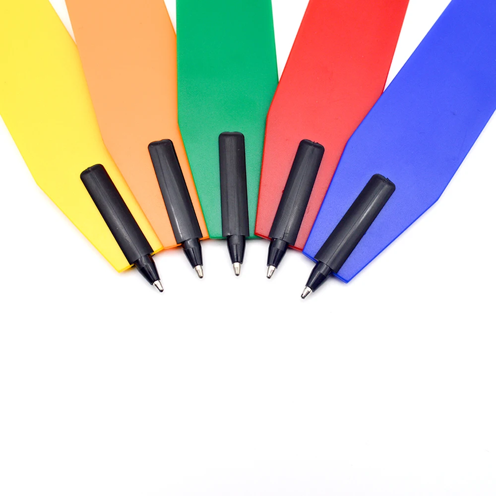 Logo printing Colorful bullet shape flat bookmark ball pen