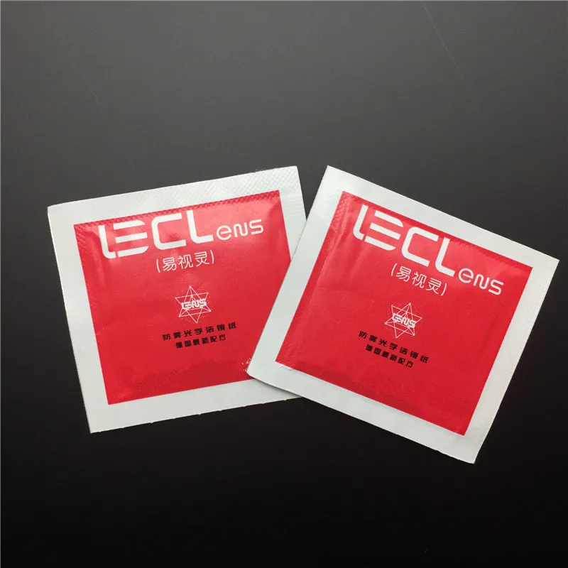 Customized quick dry Individually wrapped LCD screen lens cleaning wet wipes