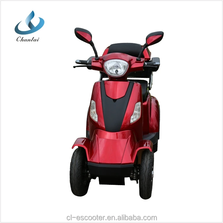 unfodable 48V 500W 4-wheel electric mobility scooter for adults