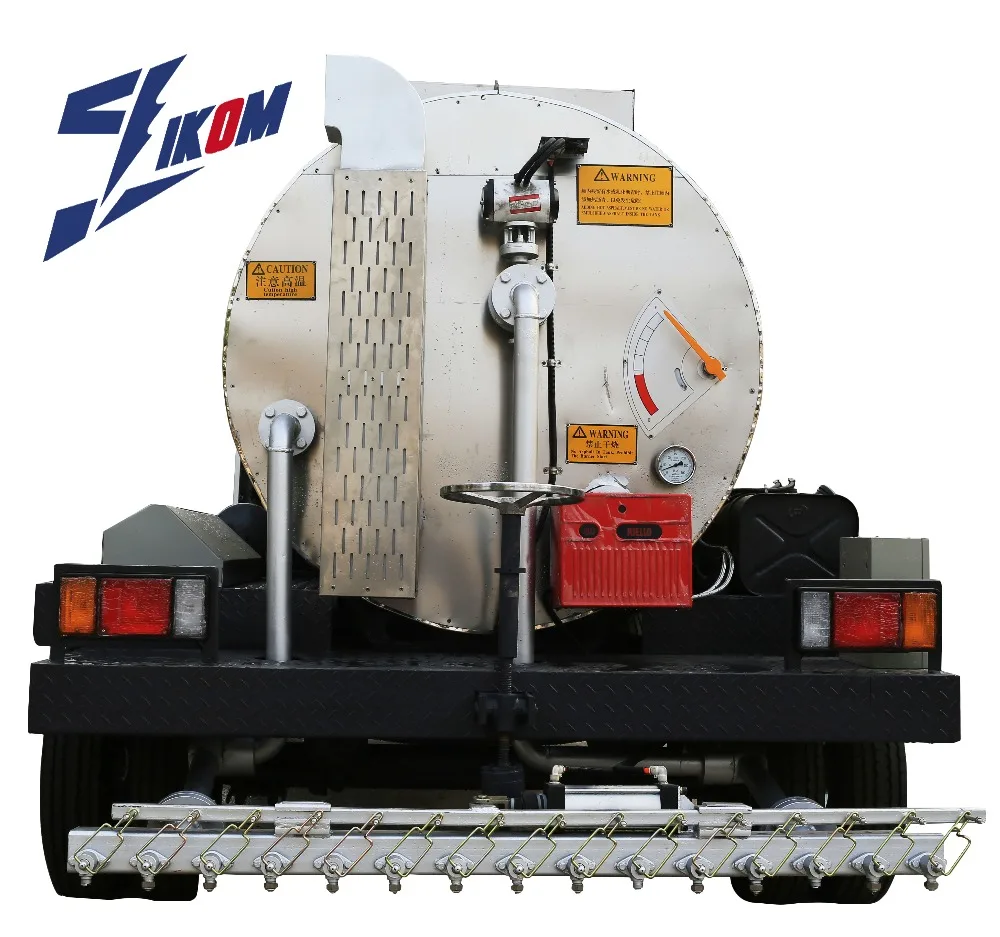 IKOM asphalt distributor stage mobile truck stage trailer