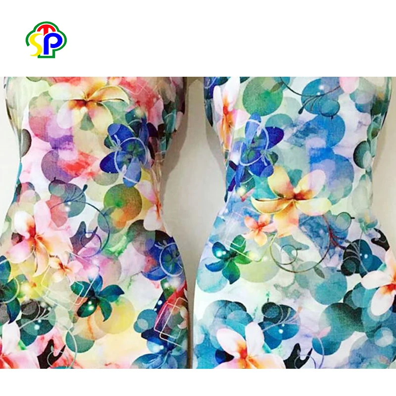 Home Textile hot sale premium printed rayon dress fabric factories
