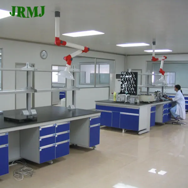 Laboratory Furniture Chemical Resistant Workstation for Chemistry Lab island bench  wall bench