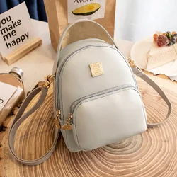 9F043 fashionable smart womens vintage backpack leather outdoor bag backpacks for girls