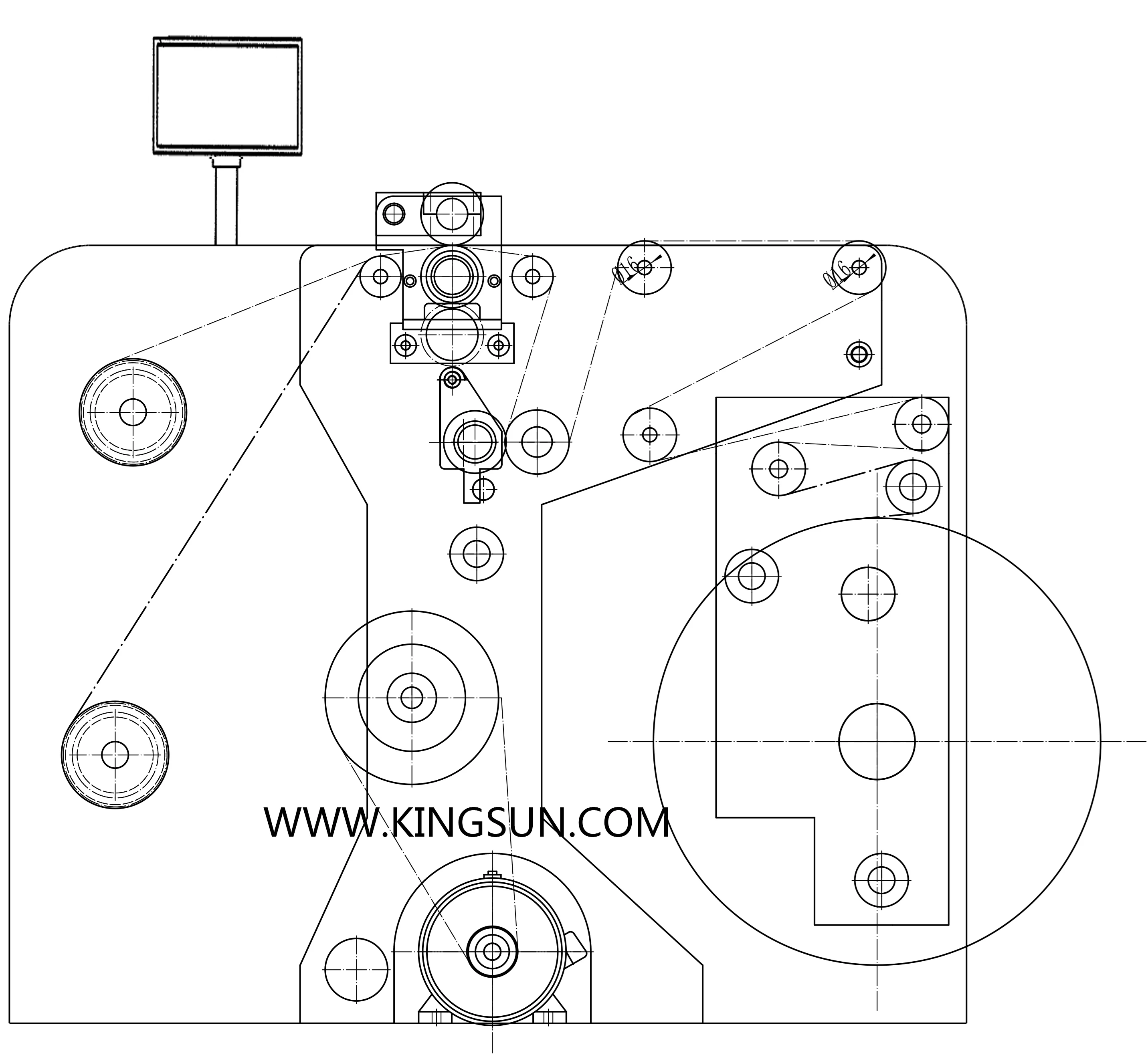 DK-570H Paper Label Slitting Machine