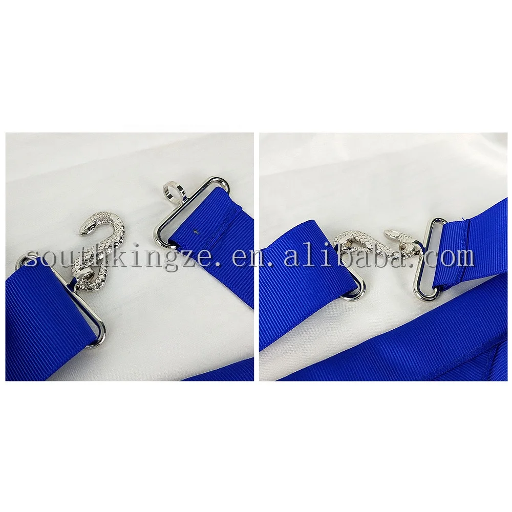 
Wholesale Freemason Past Master White Cloth Masonic Craft Regalia Mark Grand Lodge Mason Apron 