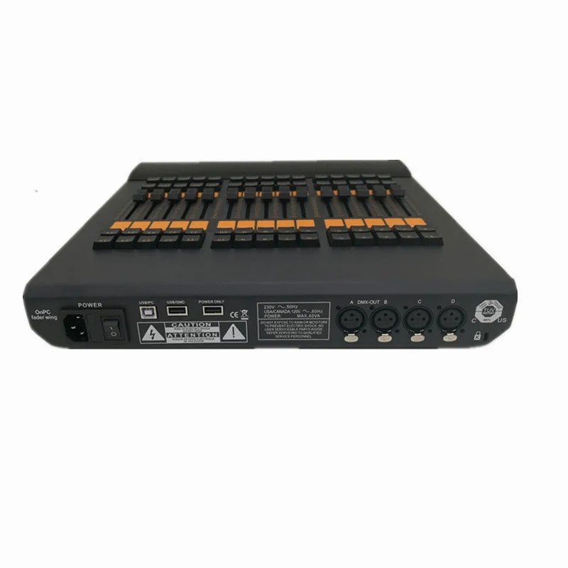  Контроллер освещения сцены grand MA onPC Fader Wing dmx512 консоль dj с полетным чехлом для