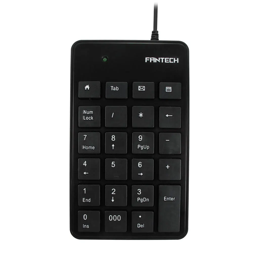 
Fantech wired USB Numeric Keypad keyboard Number Pad 18 Keys Mini Digital Keyboard Laptop computer pc 