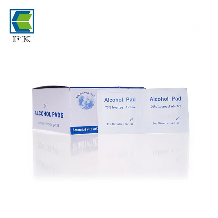 
70% Isopropyl alcohol pad sterile disposable alcohol prep pad alcohol wipe manufacturer 