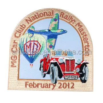 Custom Car Non Woven Fabric Badges Bags patch shoes patch iron on sew on patch for clothing