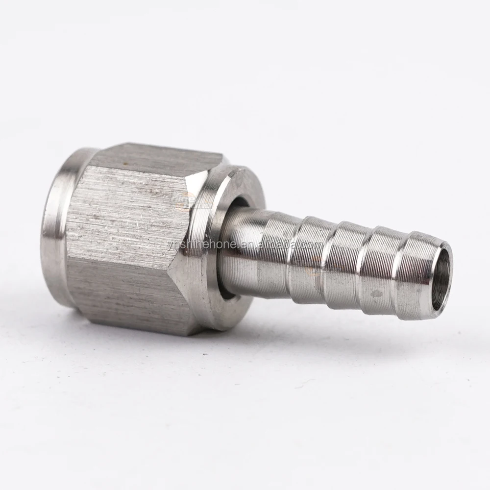 5/16 barbed Swivel Nuts - Threaded to Barbed for Beer and Gas Line 1/4 MFL Cornelius Keg Connectors