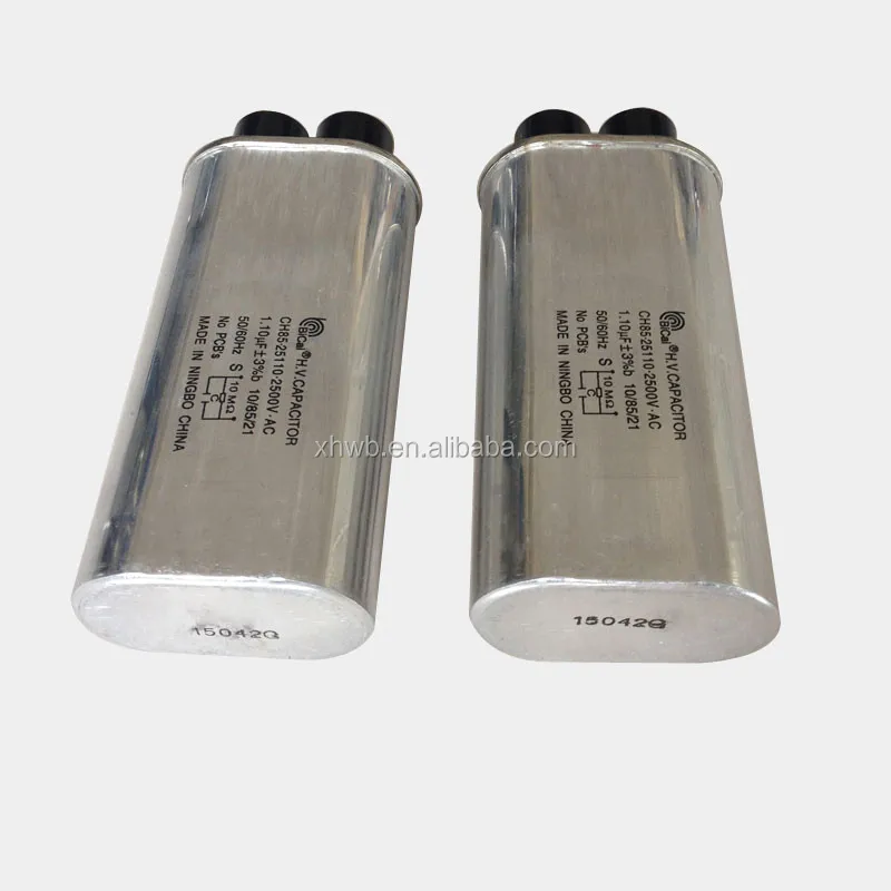 2500v microwave High Voltage Capacitor 1-1.1UF Capacitor for Microwave Oven