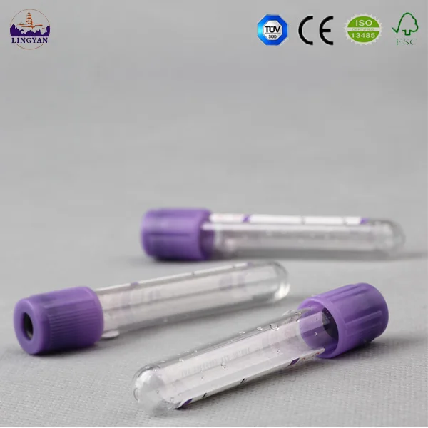
Blood collection Tube EDTA K3, 2 ml, non vacuum 100,000-200,000 tube, ISO13485, FSC require 