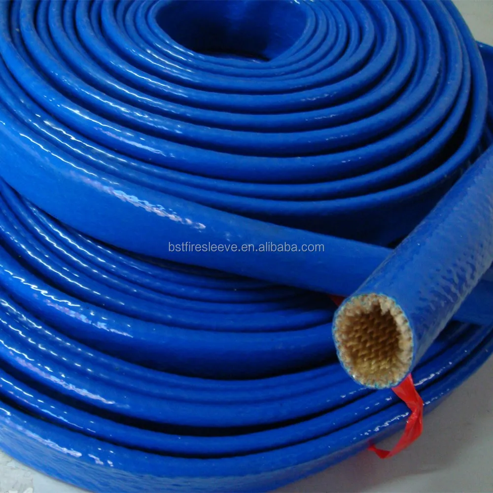 China factory hydraulics hose protectors stainless steel pipes insulated rubber covers fire protective sleeve