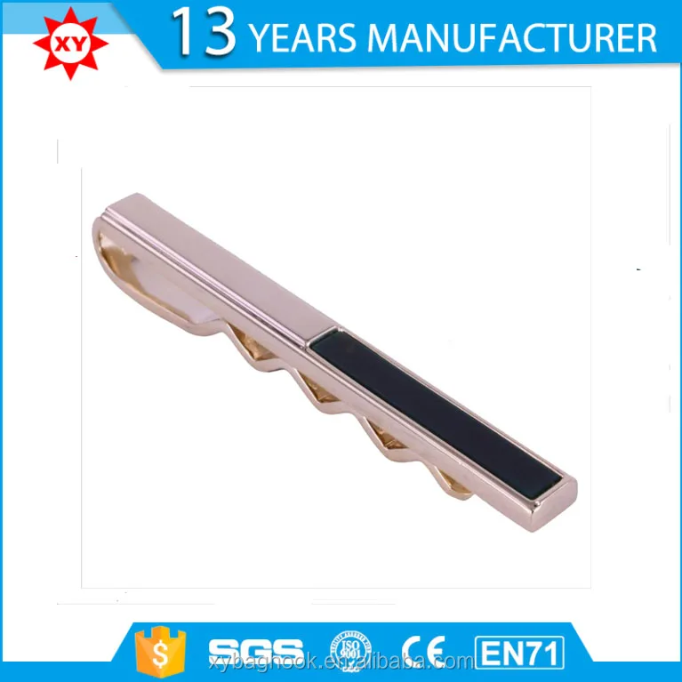 top design black and white men tie clip for cloth