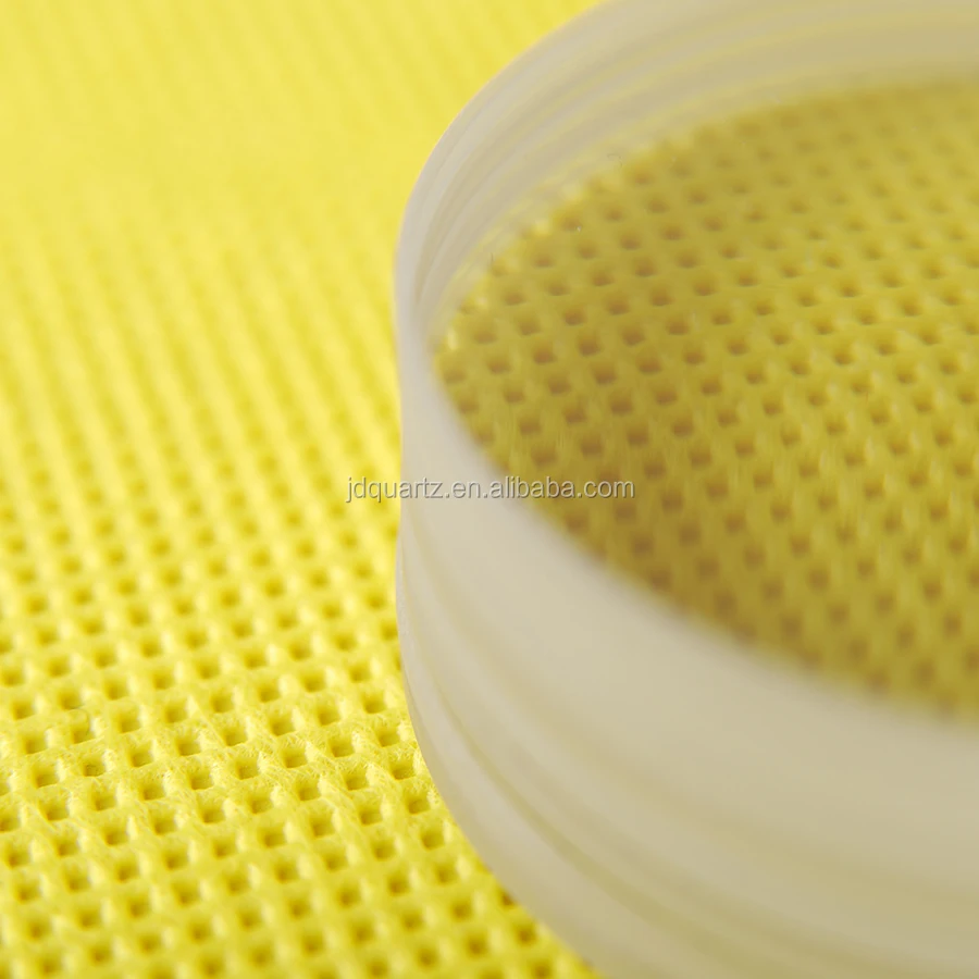 JD Clear Glass Round Fused Silica Quartz Disc