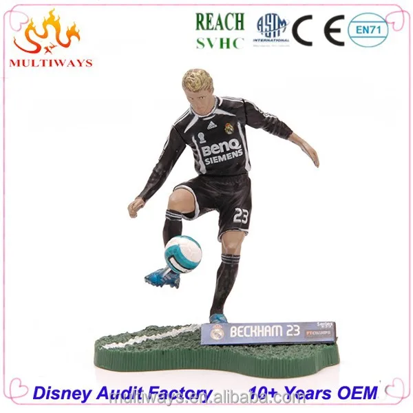 3d custom Football player figures, Plastic footballer figure