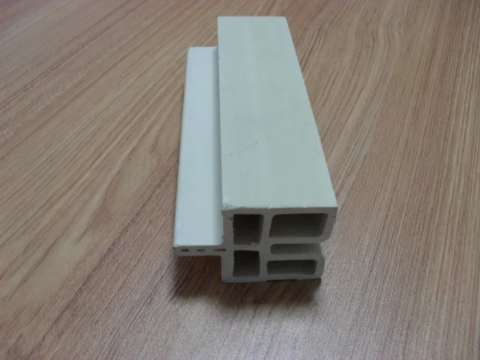 
Hollow WPC PVC door frame with woodgrain design 