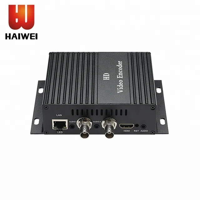 Haiwei H5112B H265 H264 AVC Encoder HDMI 2* CVBS Encoder 1080p HD iptv streaming h.264 live stream  IP encoder