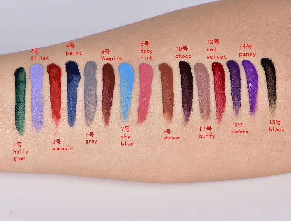 Melason Private Label Make Your Own Lipstick High Quality Matte Velvet Liquid Lipstick Waterproof Long Lasting Manufacturers