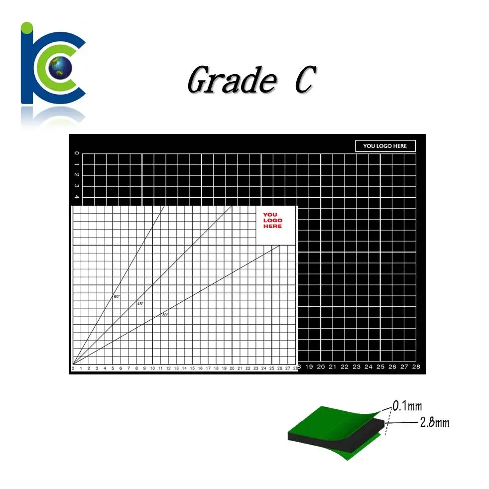 Art crafts supplies custom grid imprinted a0 self healing