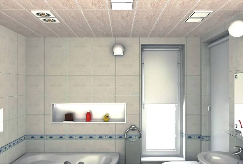 PVC bathroom tiles for wall covering/ plastic wall tiles