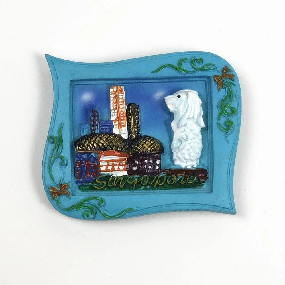 High quality Custom MILAN tourist souvenir resin 3D fridge magnet for promotion