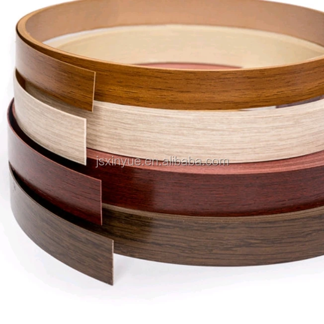 Cheaper Price Wood Grain PVC Edge Banding For Furniture Decoration