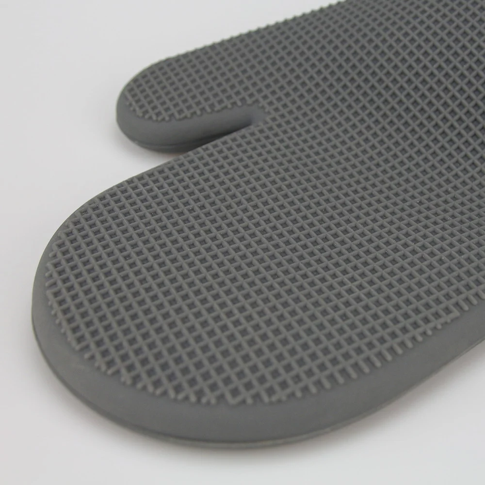 Wholesale Best Products High Quality Cotton Material Safety Glove Custom Printed Silicone Rubber Slip Heat Resistance Oven Mitt