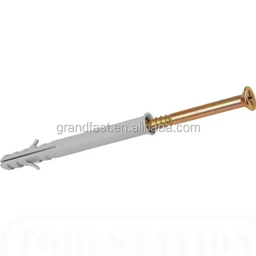Kinds of size nylon frame fixing anchor with single wing